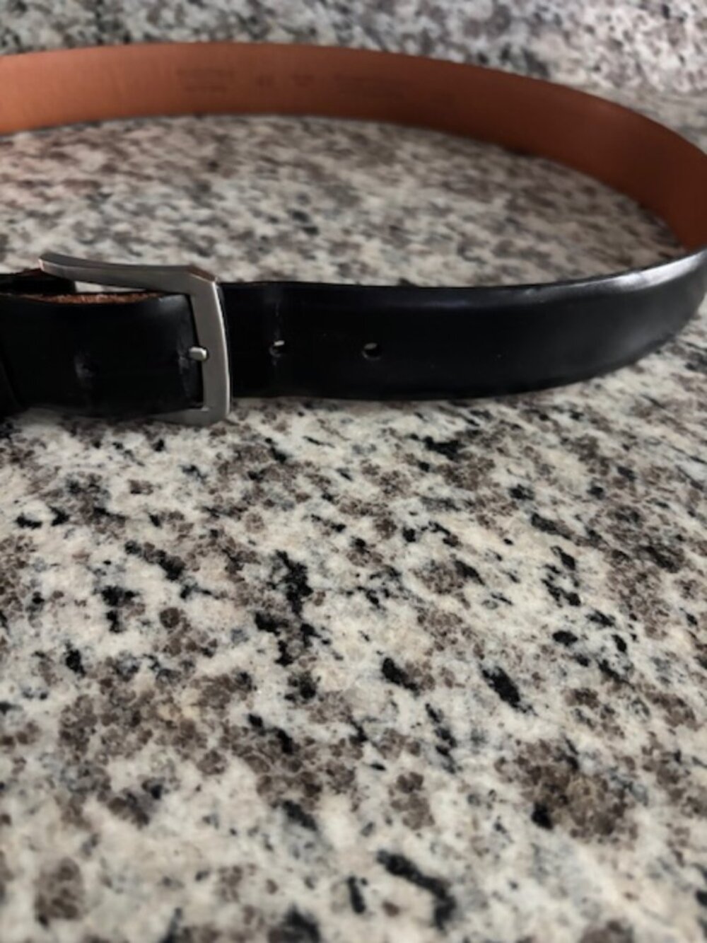 Black leather belt from Nordstrom Men's Shop (size 40) - REDUCED!